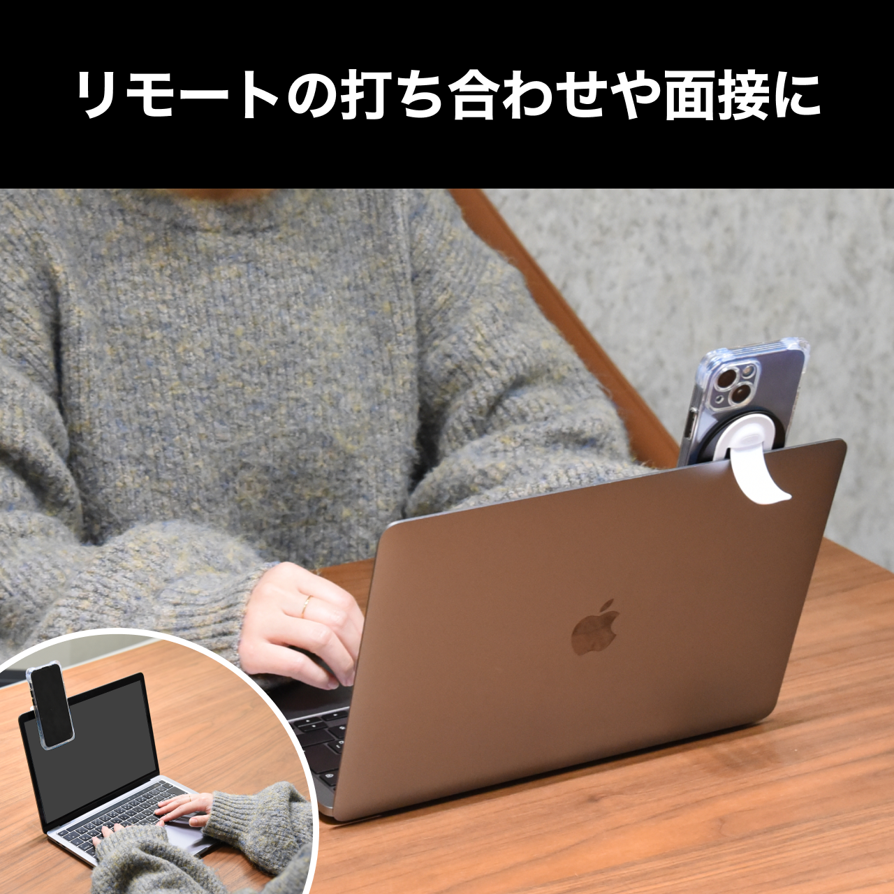 CARZEL(カーゼル) スマホスタンド スマホグリップ Mafsafe シリコンスマホスタンド iPhone 15/14/13/12シリーズ対応 薄型軽量 車用 落下防止ハンドグリップ スマホリング 強力磁力 マグネット 車載ホルダー 日本語説明書付き