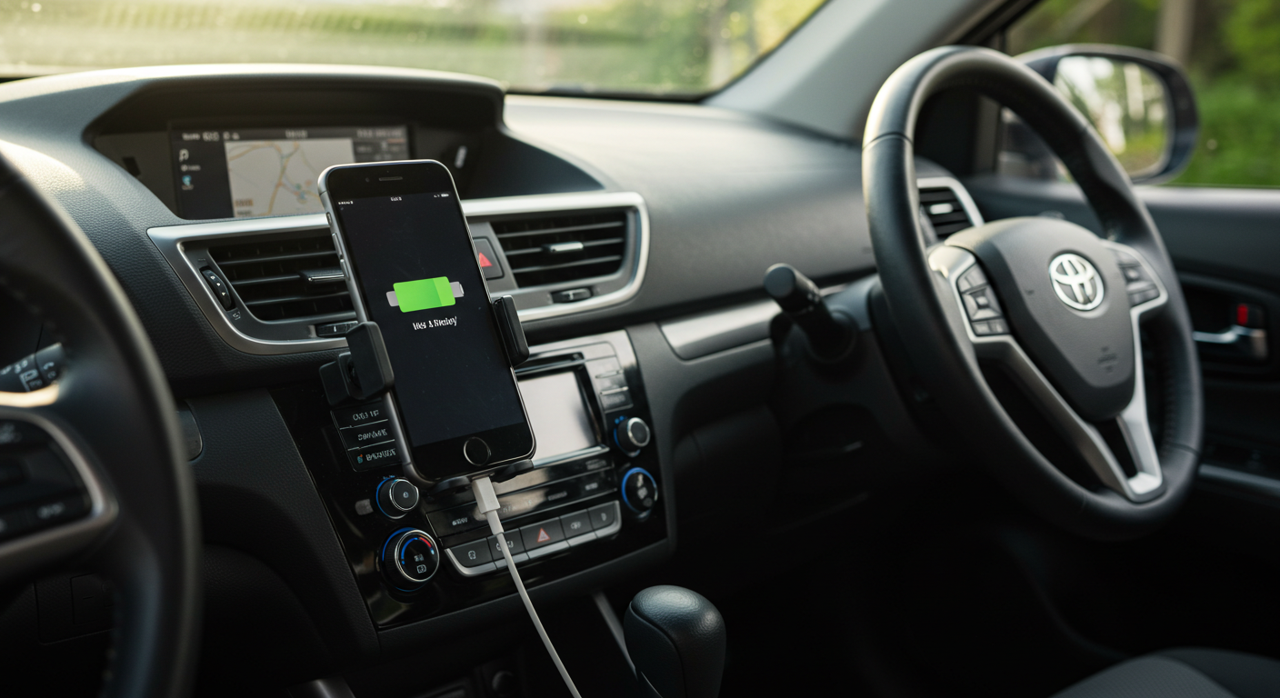 【知らないと危険】運転中のスマホホルダー使用は違反？運転中NGな設置位置と罰則まとめ