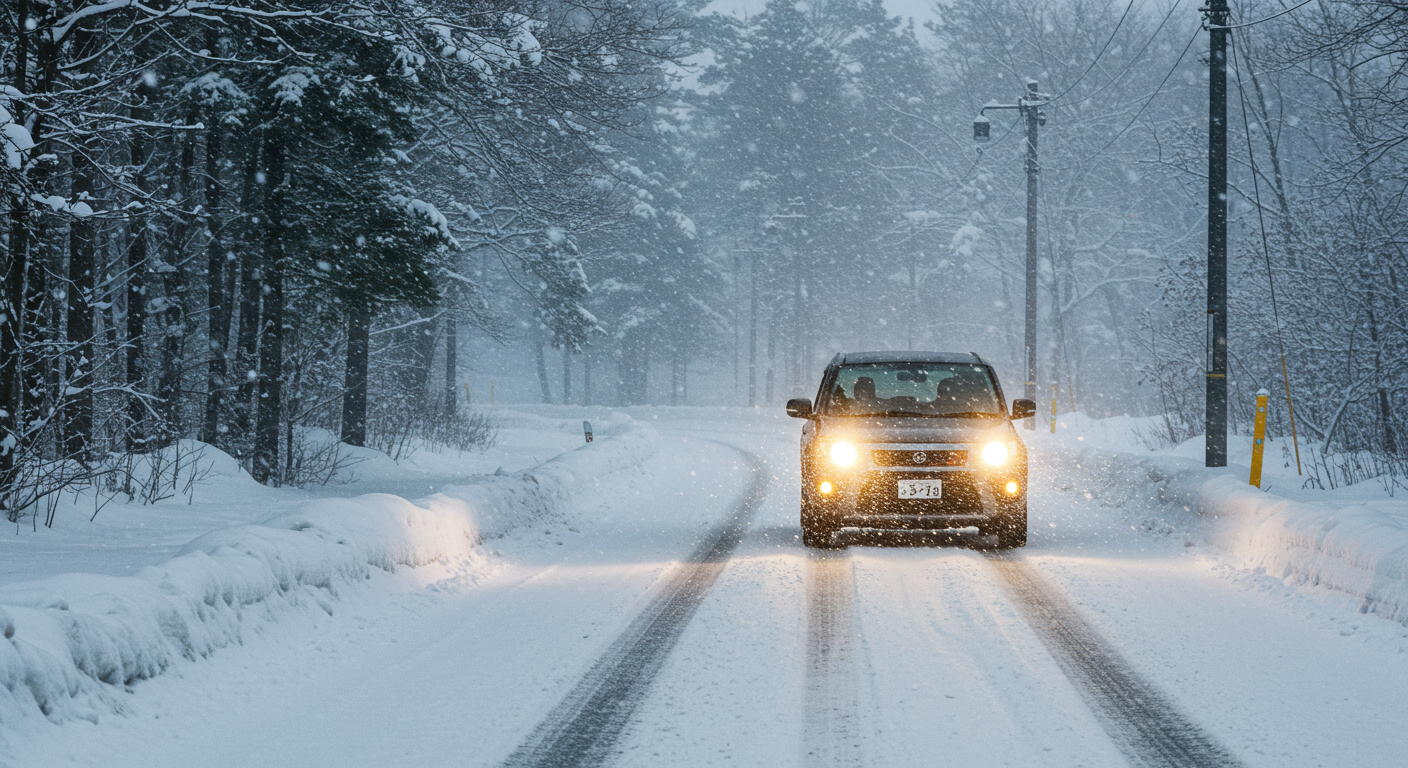 タイヤチェーンを付けるタイミングはいつ？雪道で安全に走行するための基準と装着のコツ