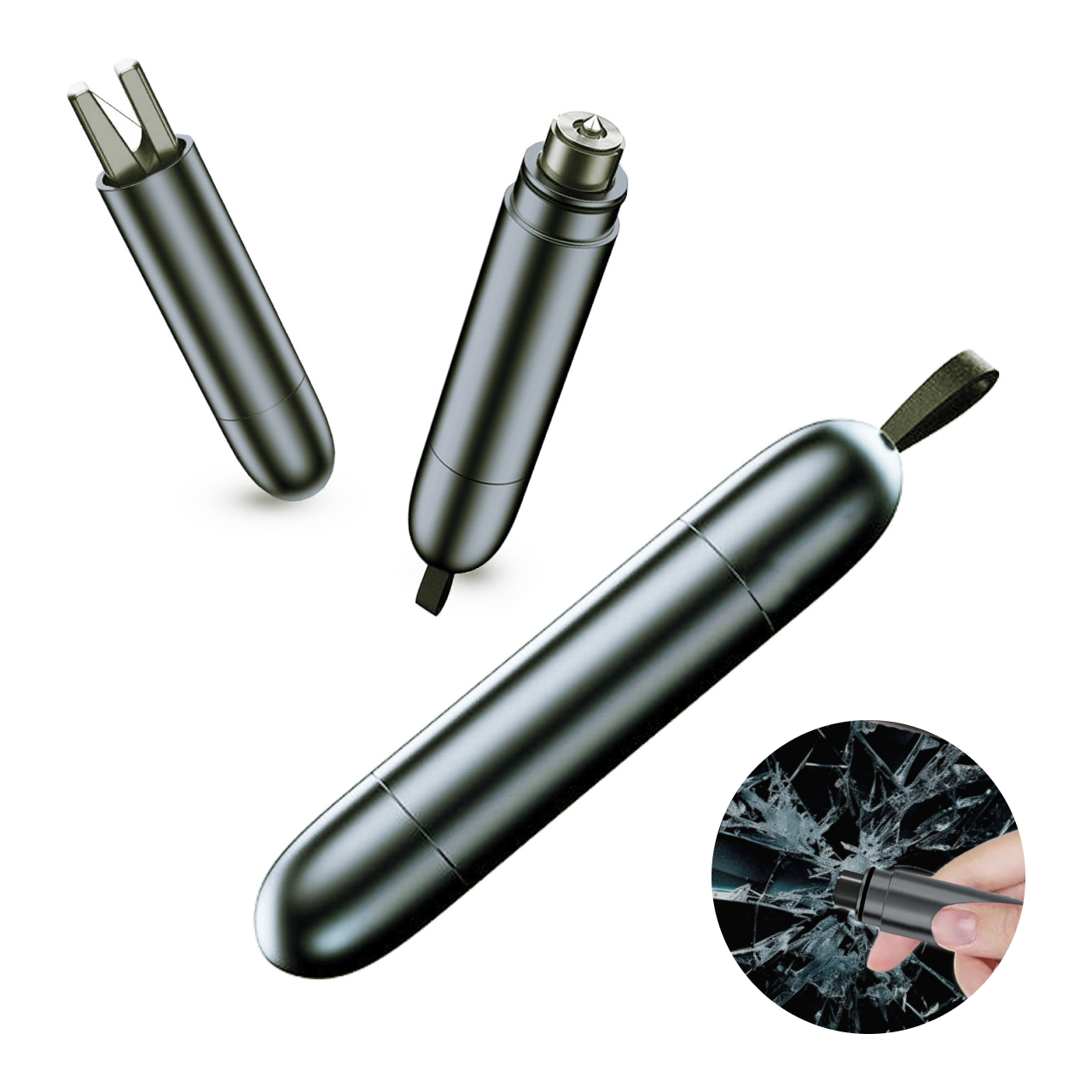 とるま CARZEL【一秒でガラスを割れる】レスキューハンマー 緊急脱出用シート